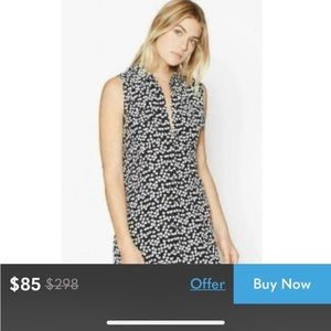 Equipment silk button down dress